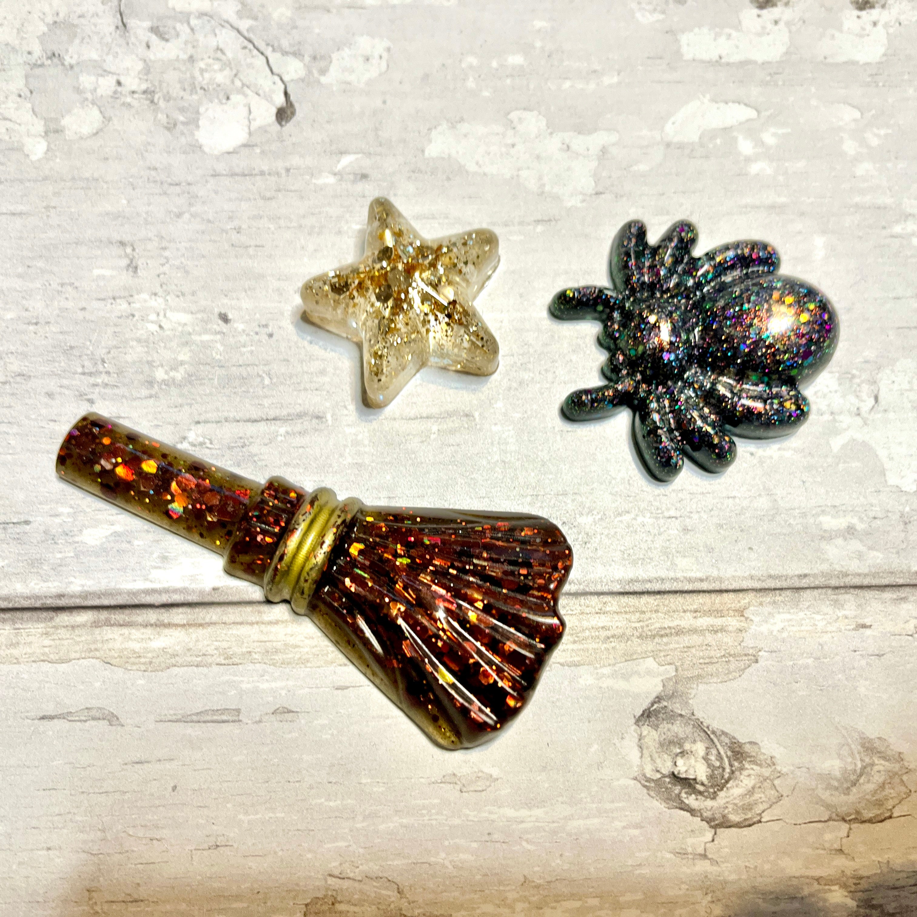Trio of Resin Halloween treasures