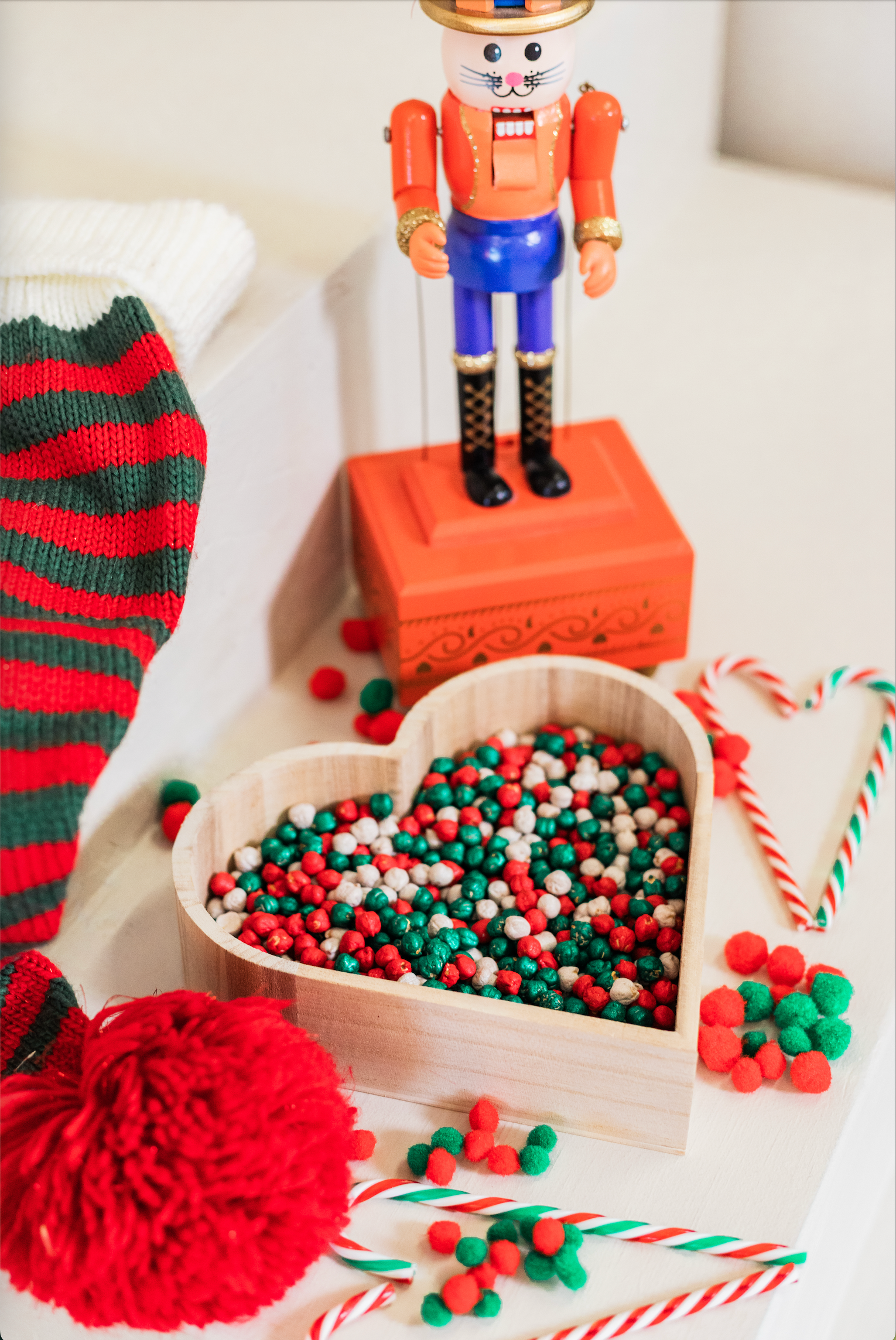 Christmas Chickpeas Sensory Mix