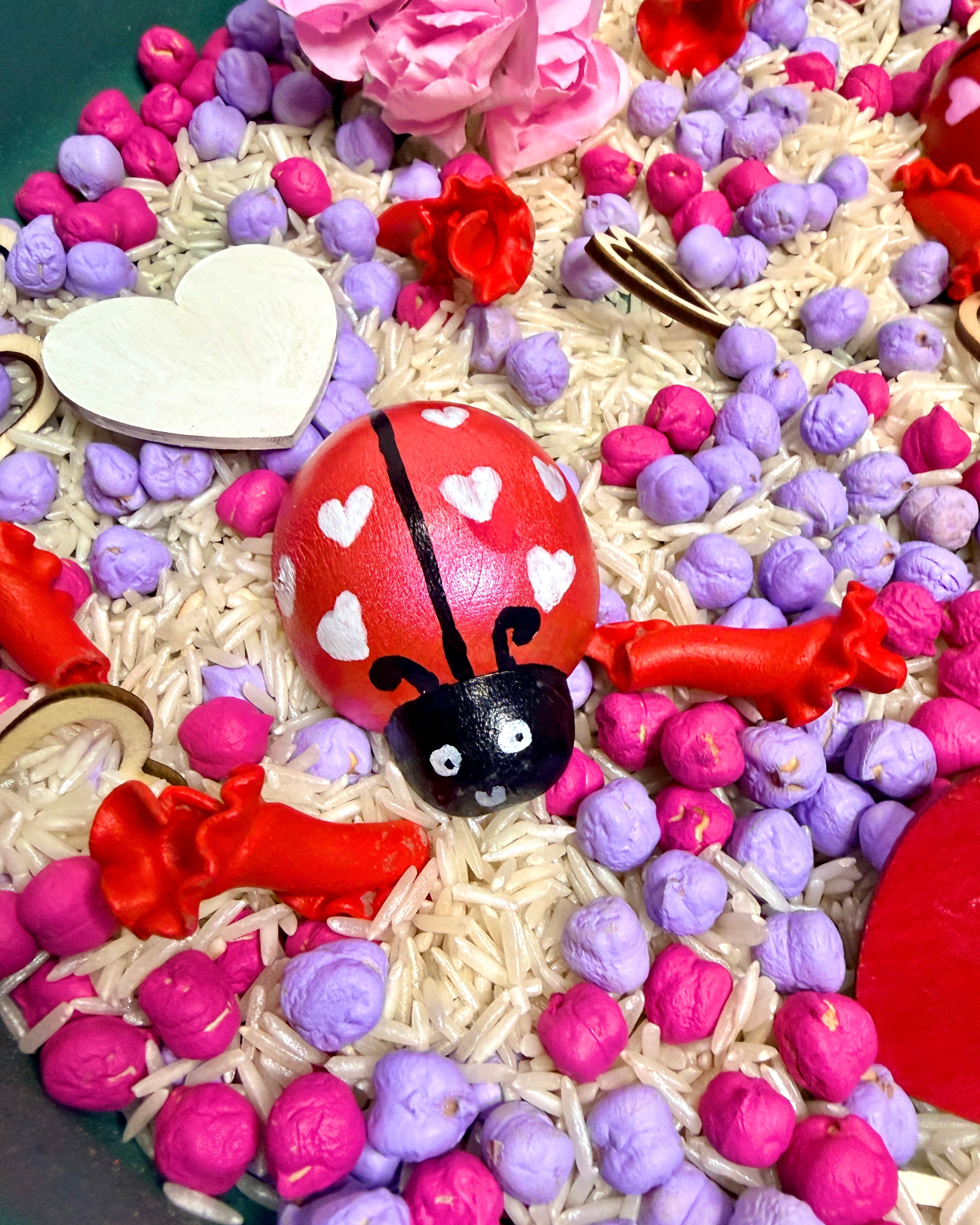 Love Bug Wooden Peg