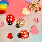 Love Bug Wooden Peg