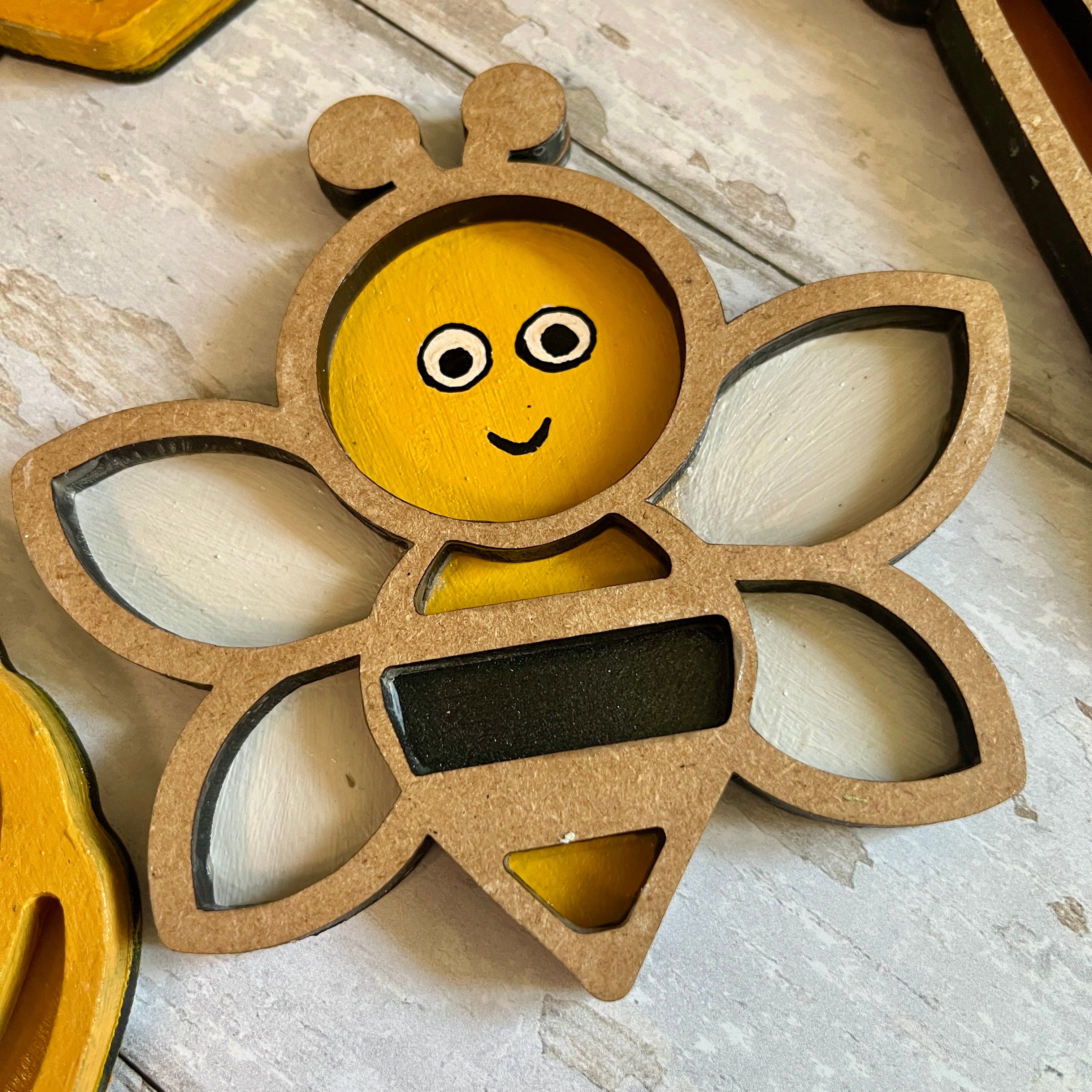 Bee-themed Mini Play Tray