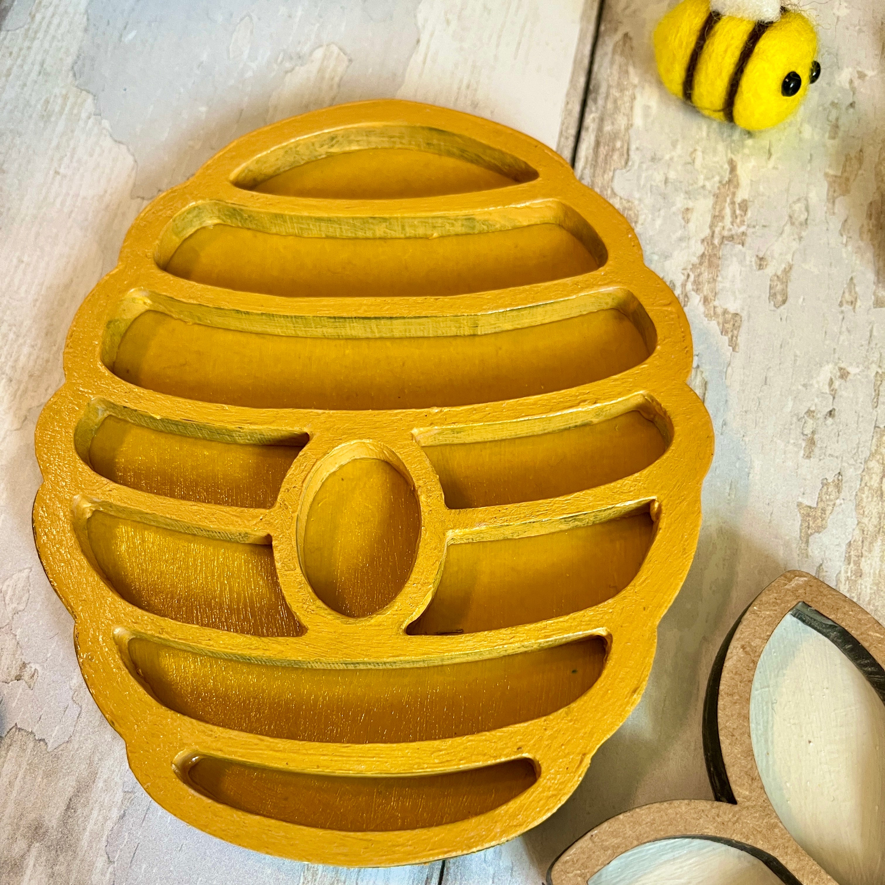 Bee-themed Mini Play Tray