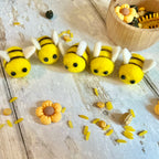 Felt Bees Loose Parts (set of 5)