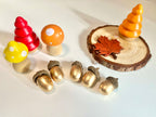 Golden acorns (set of 5)