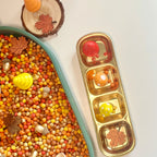 Gold stainless steel sorting tray