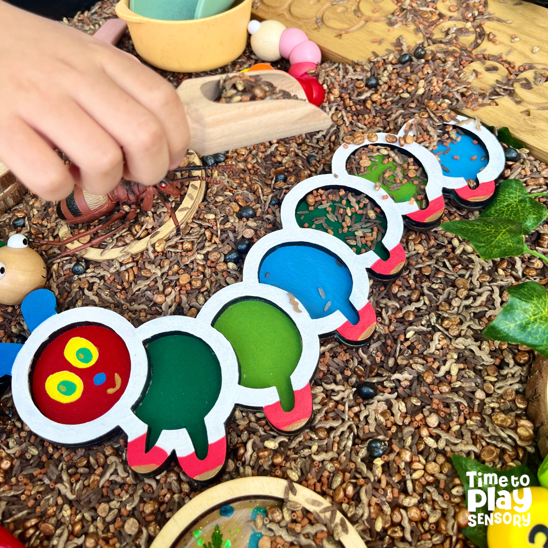 Large Caterpillar Play Tray