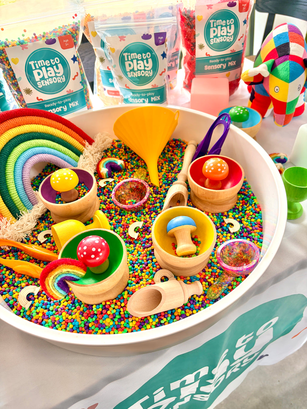 Rainbow Sprinkles Sensory Mix