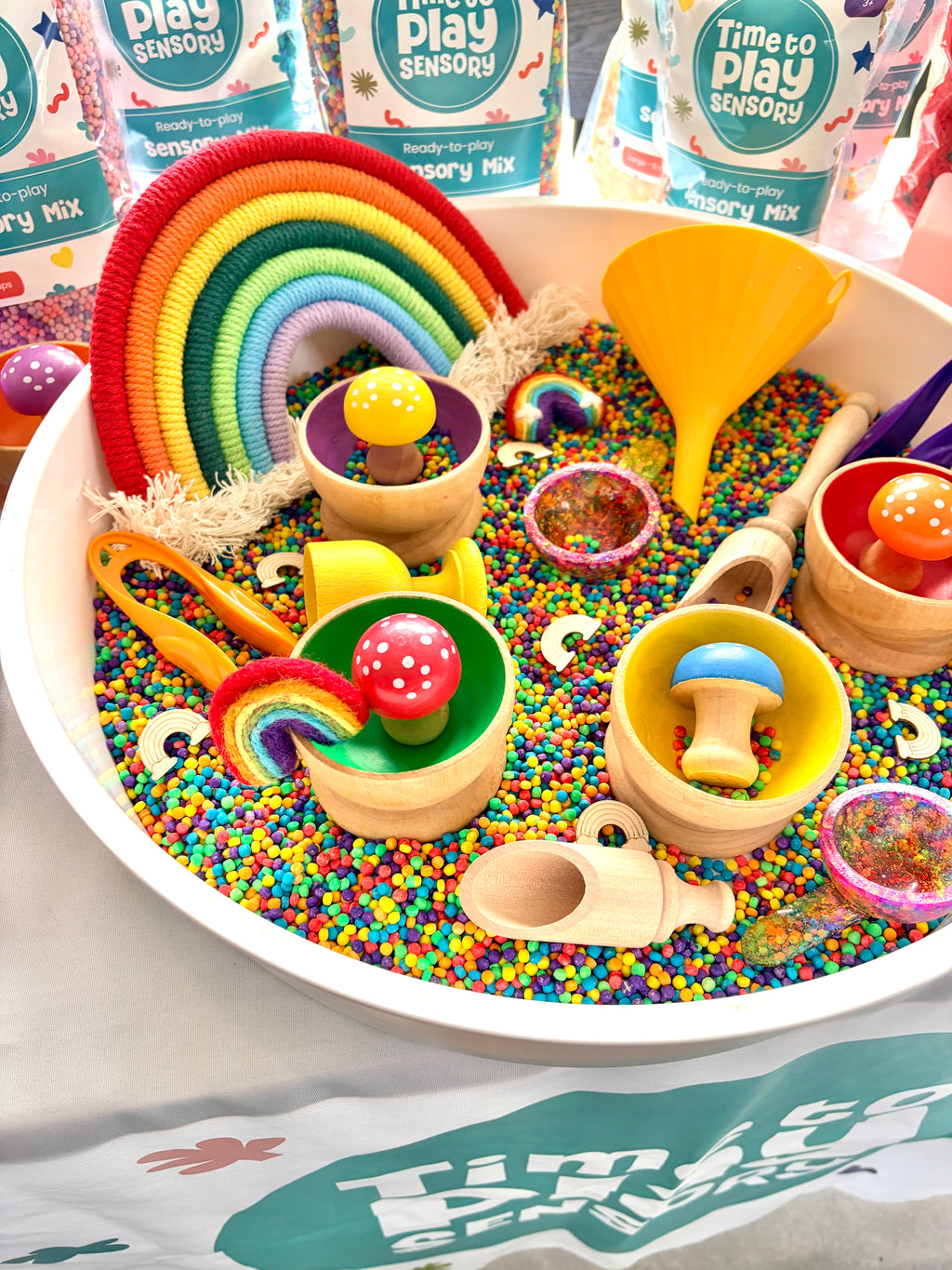 Rainbow Sprinkles Sensory Mix