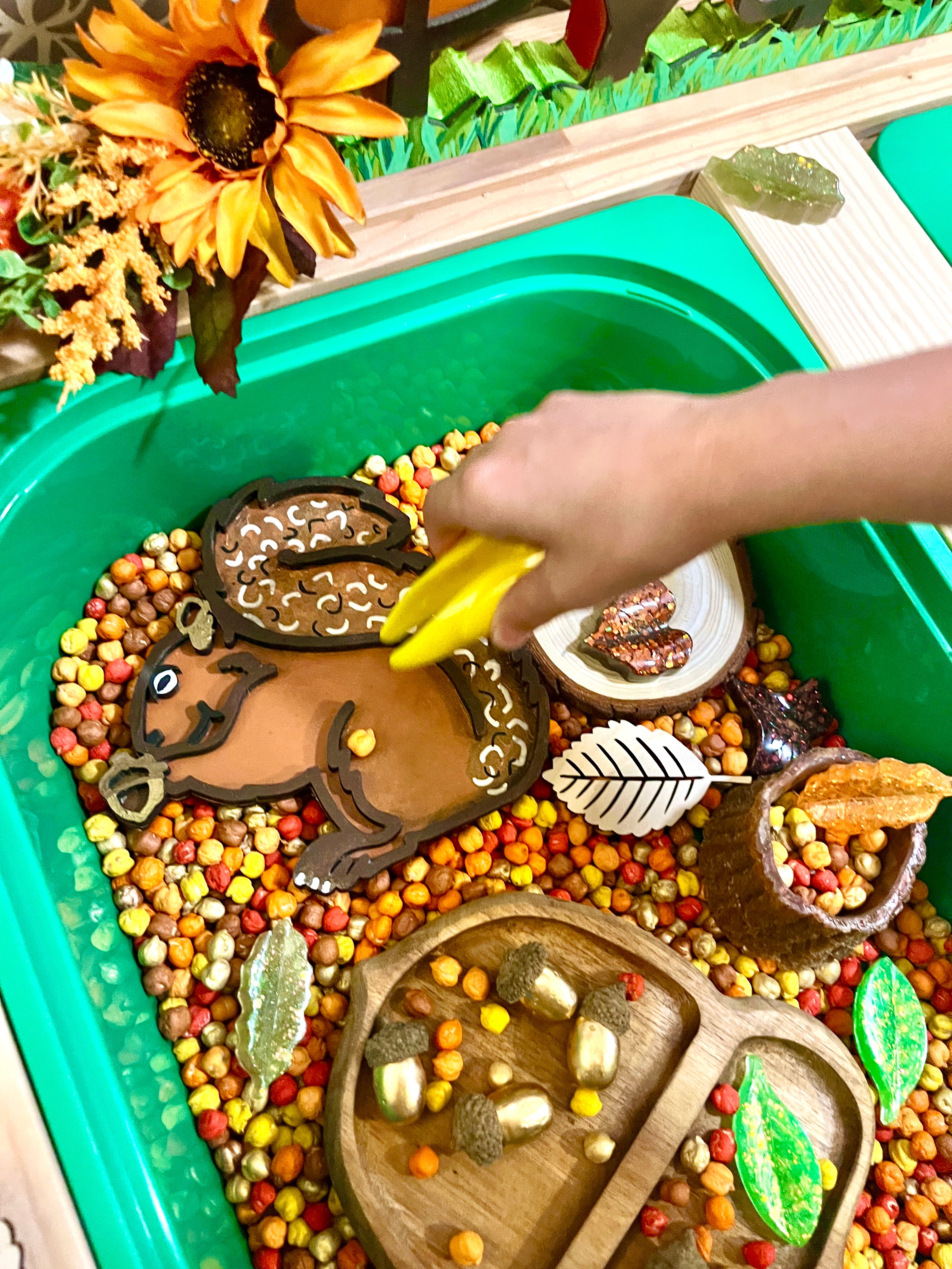 Squirrel Mini Play Tray