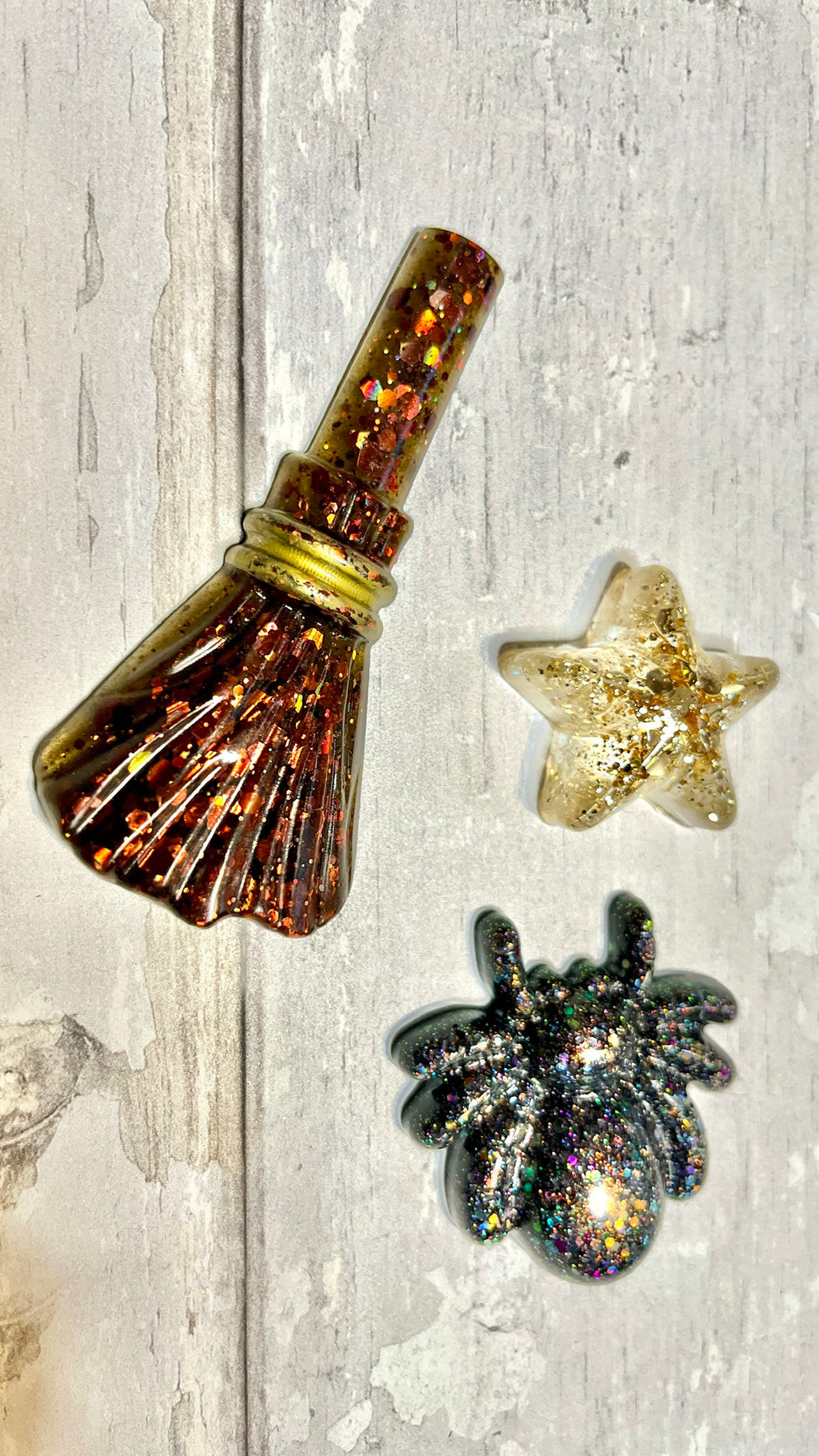 Trio of Resin Halloween treasures