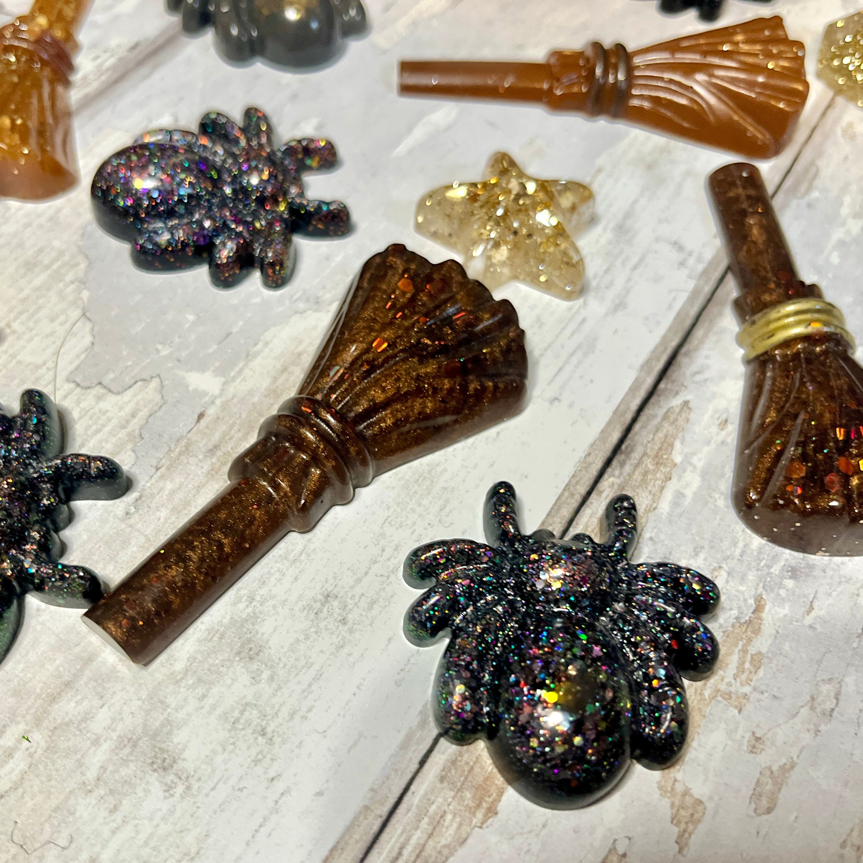 Trio of Resin Halloween treasures