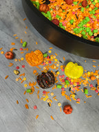 Trio of Resin Pumpkin Treasures