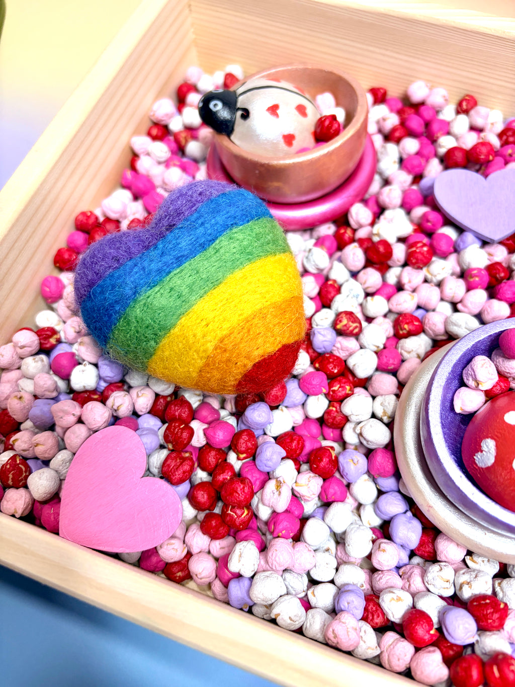 Valentines Chickpeas Sensory Mix
