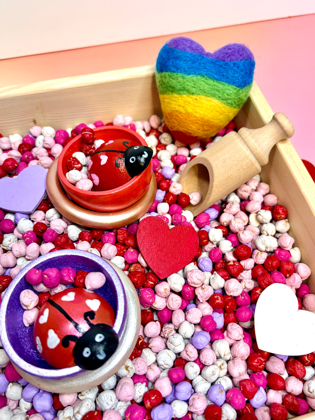 Valentines Chickpeas Sensory Mix