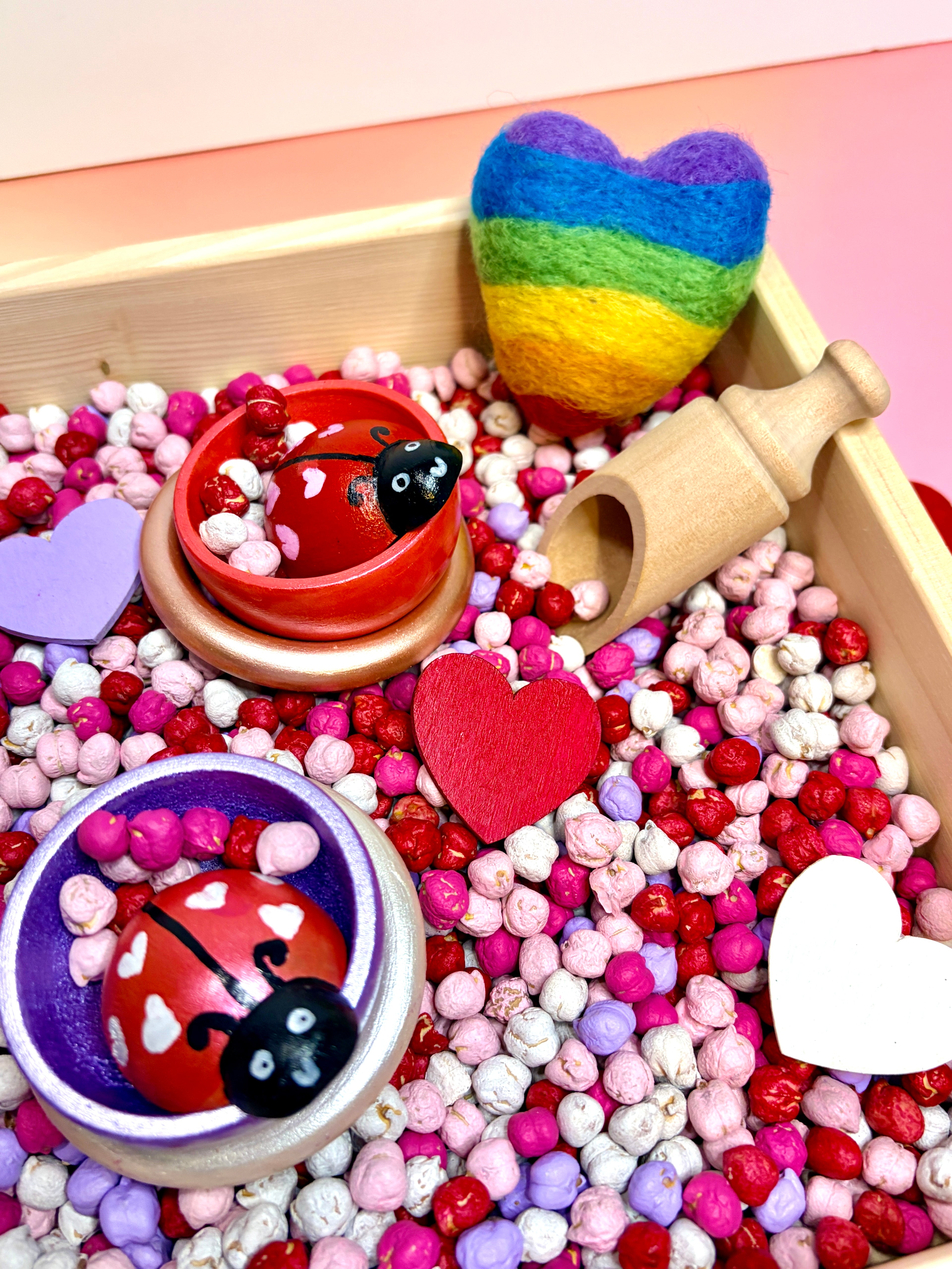 Valentines Chickpeas Sensory Mix