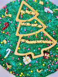 Wooden Christmas Tree Play Tray