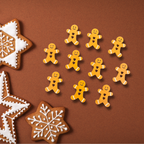 Wooden Gingerbread Man Counters (set of 10)