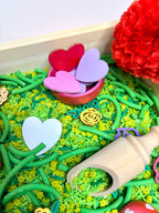 Wooden Heart Counters (set of 10)