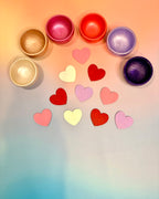 Wooden Heart Counters (set of 10)