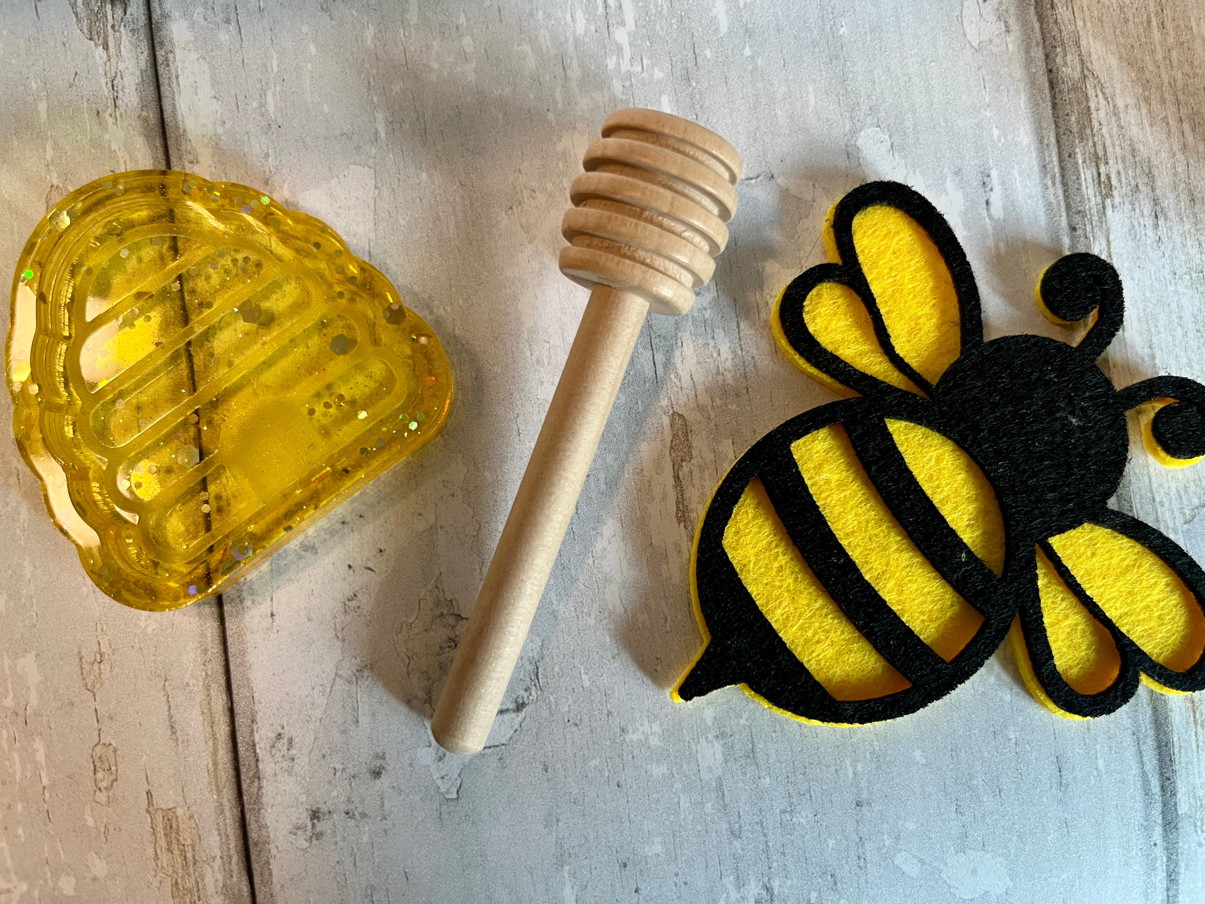 Wooden Honey Drizzler
