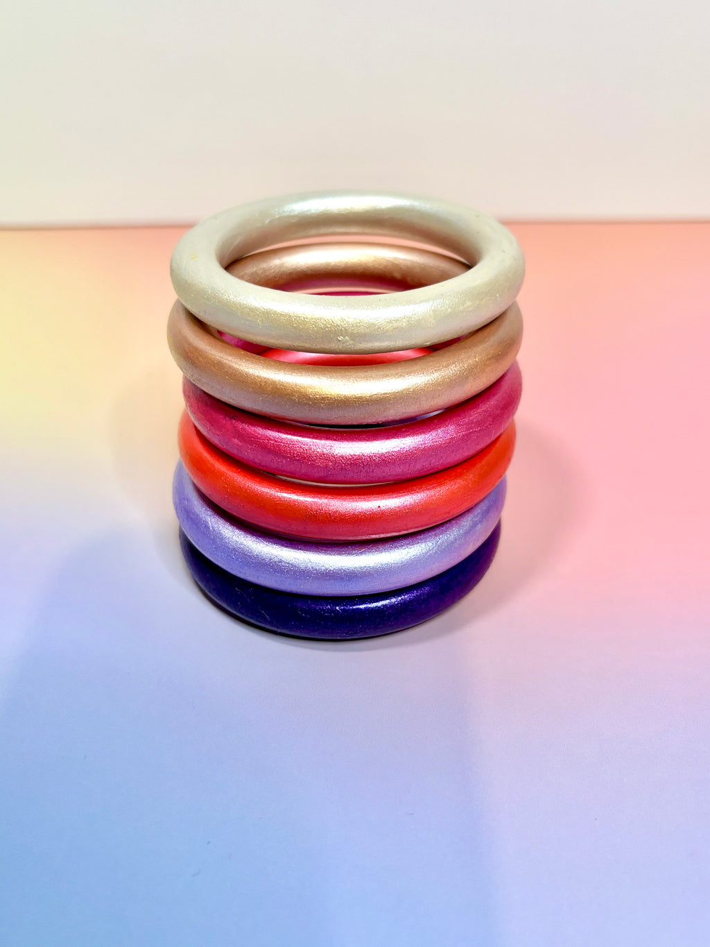 Wooden Rings Set (set of 6)