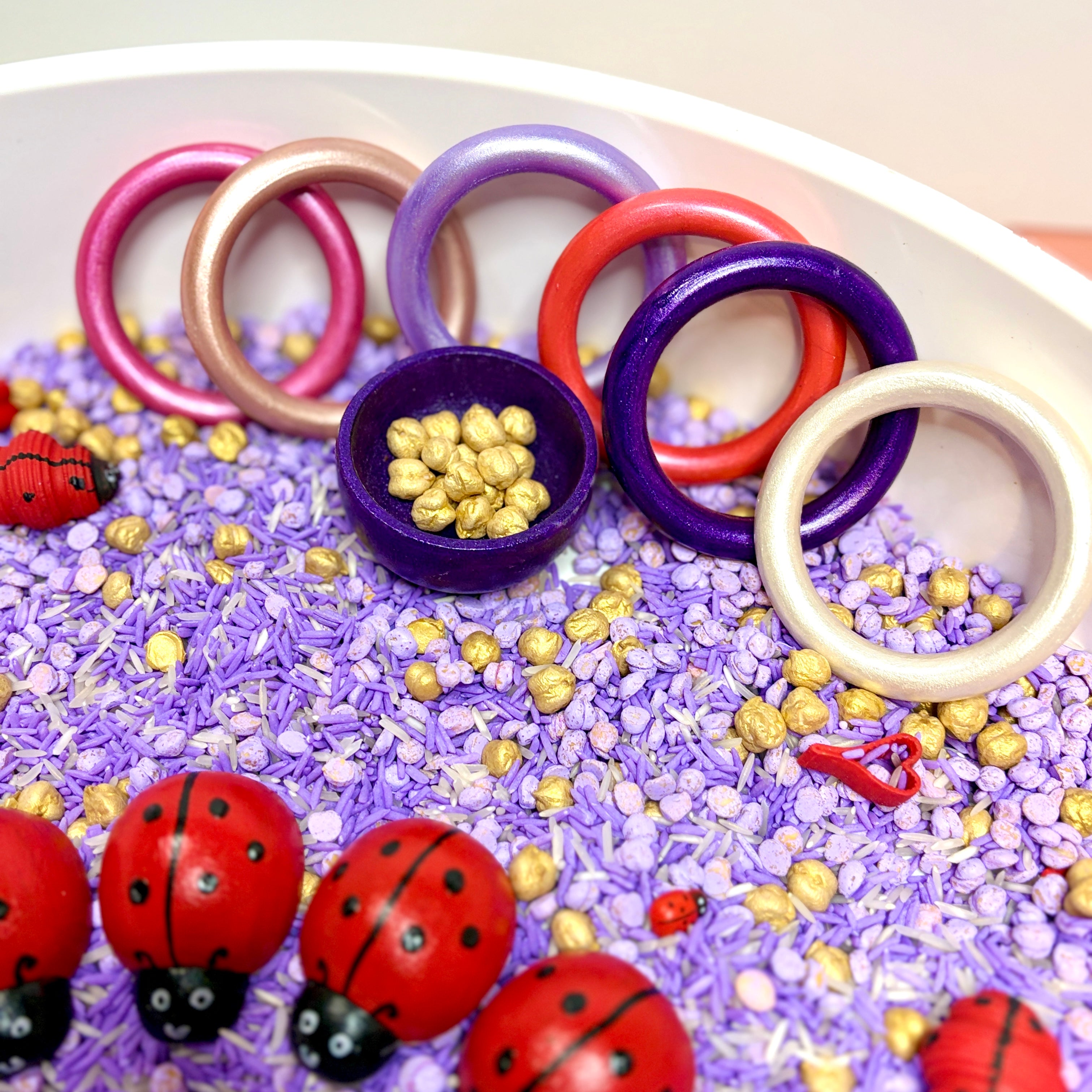 Wooden Rings Set (set of 6)